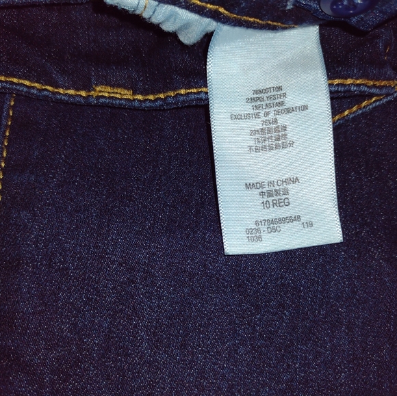 Girls Levi's 721 high rise skinny jeans, size 10 reg - Picture 5 of 6